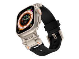 Bracelete universal para Apple Watch 42/44/45/49mm XIAOMOYU preto Titânio