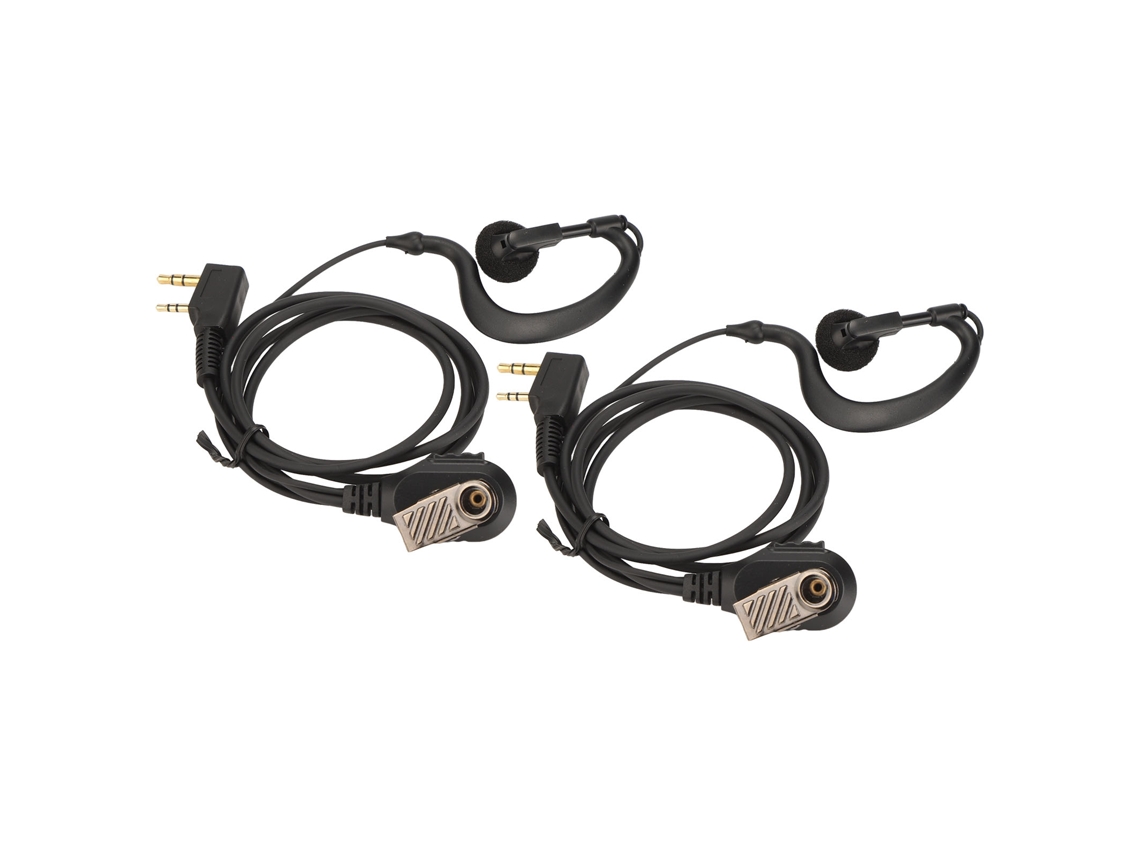 Auriculares Bidireccionales Con Micrófono, de 2 Pines, para Walkie talkies (paquete de 2)
