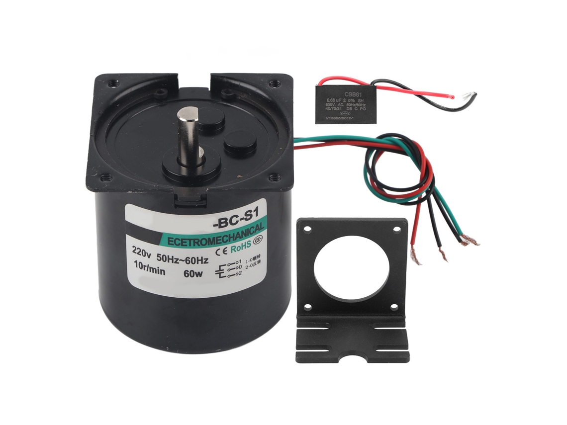 Motor síncrono Ca 60w Xd80ktyz 10rpm Cw/ccw Grande Torção para máquinas CNC