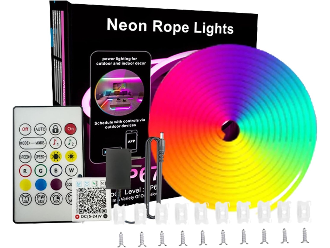 Fita De Led Rgb | Decoração De Interiores Com Iluminação Led Personalizável Fita Recortável Com De Gokoco