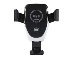 Carregador Carro Sem Fast Qi Ventilação Sensor RADIODDITY Preto