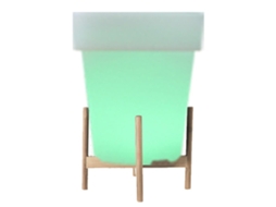 Luzes De Jardim E Vasos De Plástico Luminosos Para Plantas