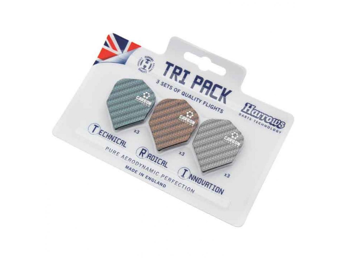 Penas Tri Pack HARROWS DARTS Carbon