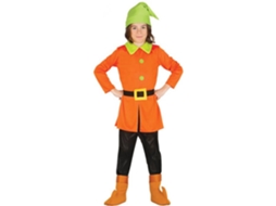 Fato de Menino DISFRAZZES Anão Laranja E Verde (Tam: 3 a 4 anos)