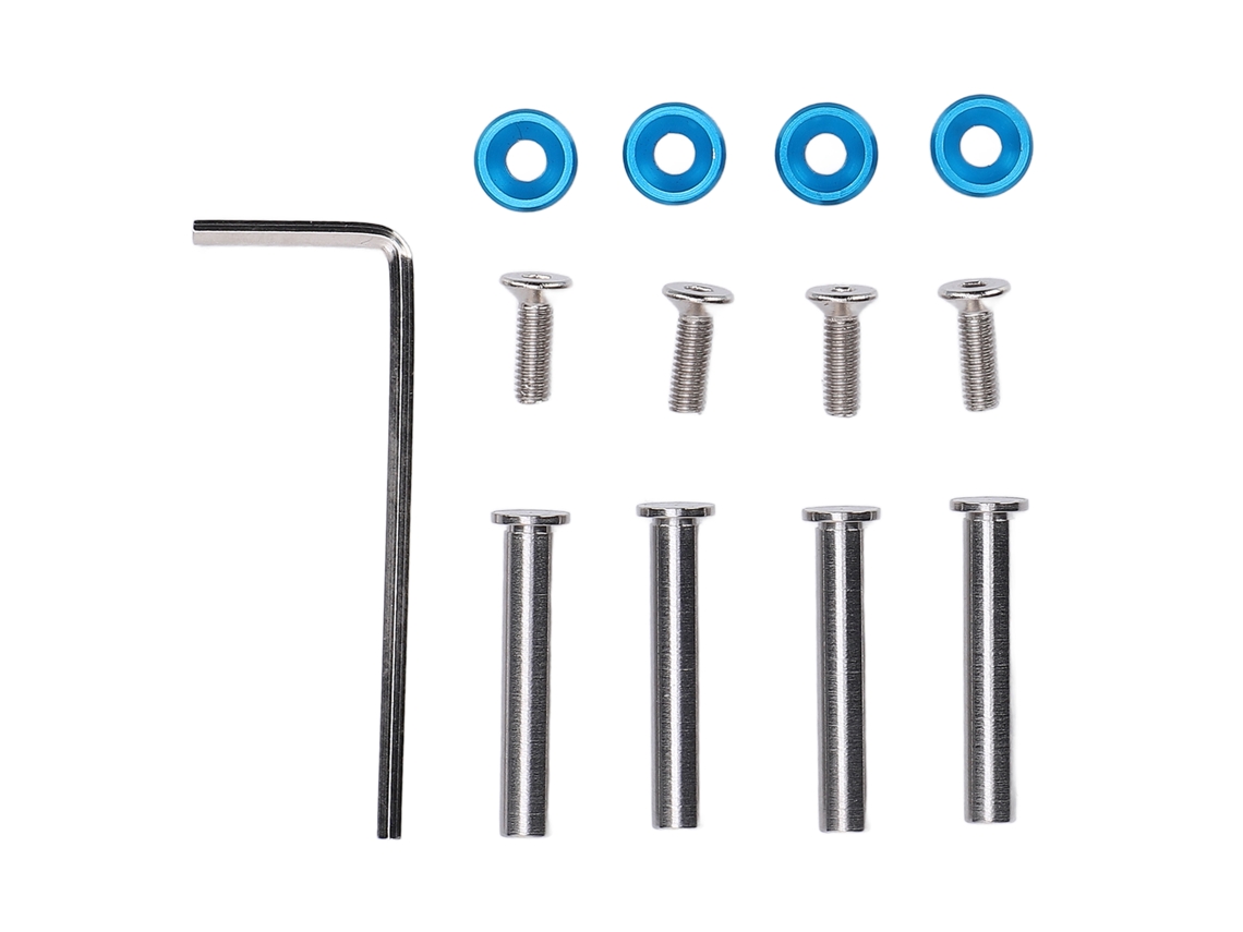 4 Parafusos Anodizados Para Ventilador De Resfriamento Pc