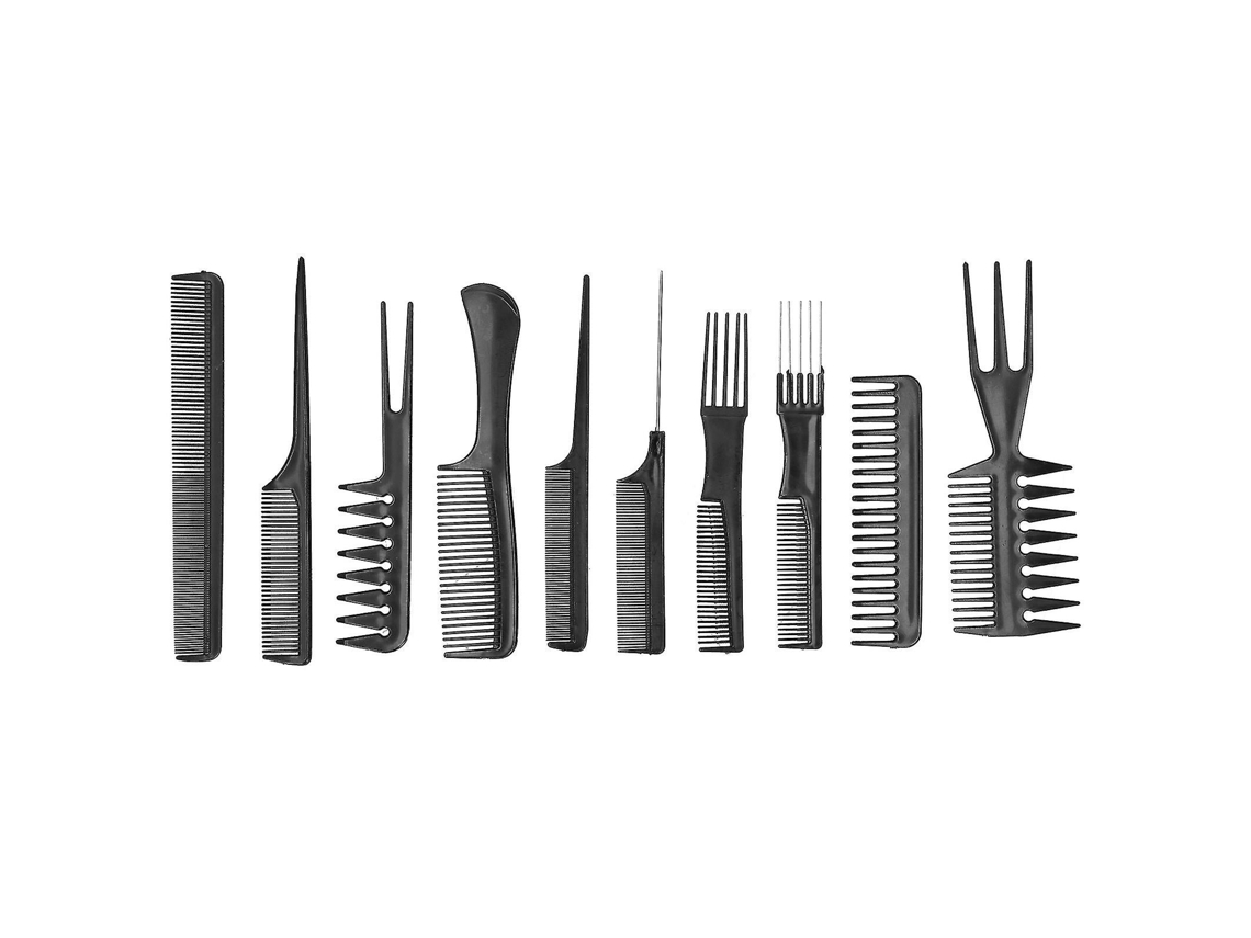 Conjunto De 10 Escovas E Pentes Profissionais Para Cabeleireiro E Cuidados Com Os Cabelos. Jinyubo Store