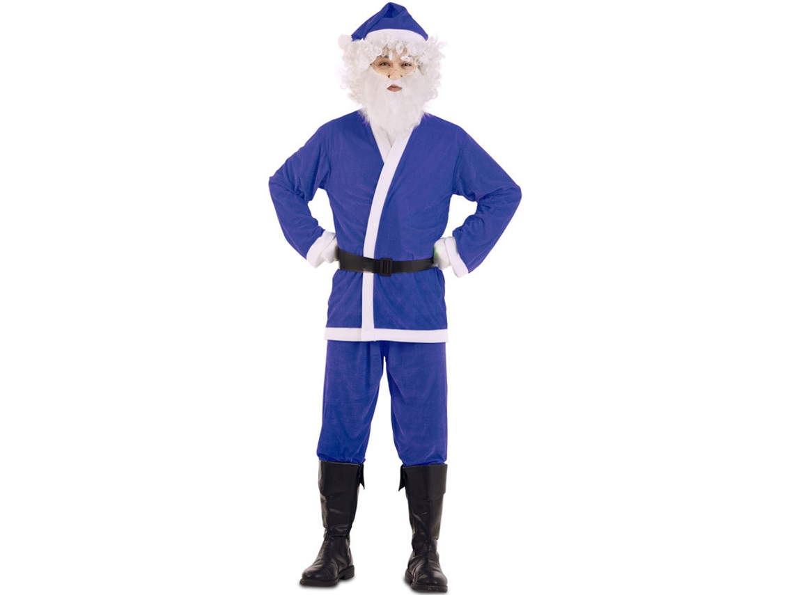Fato de Homem EUROCARNAVALES Pai Natal Azul (M/L )