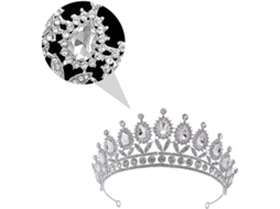 Coroa De Cristal Para Casamento E Tiara Delicada Para Cabelo, Joias De Noiva