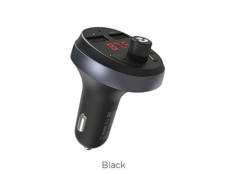 Carregador de Isqueiro Hoco Mais Transmissor Bluetooth E41 Azul