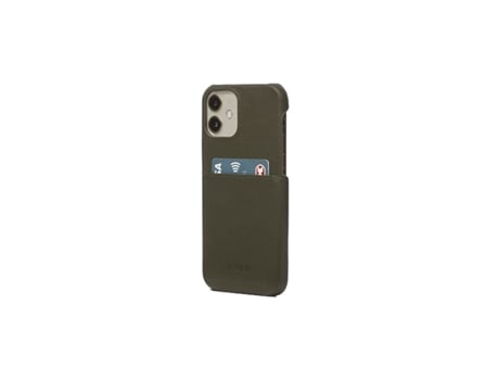 Capa P/ Iphone 12, Trunk Leather Case, Verde