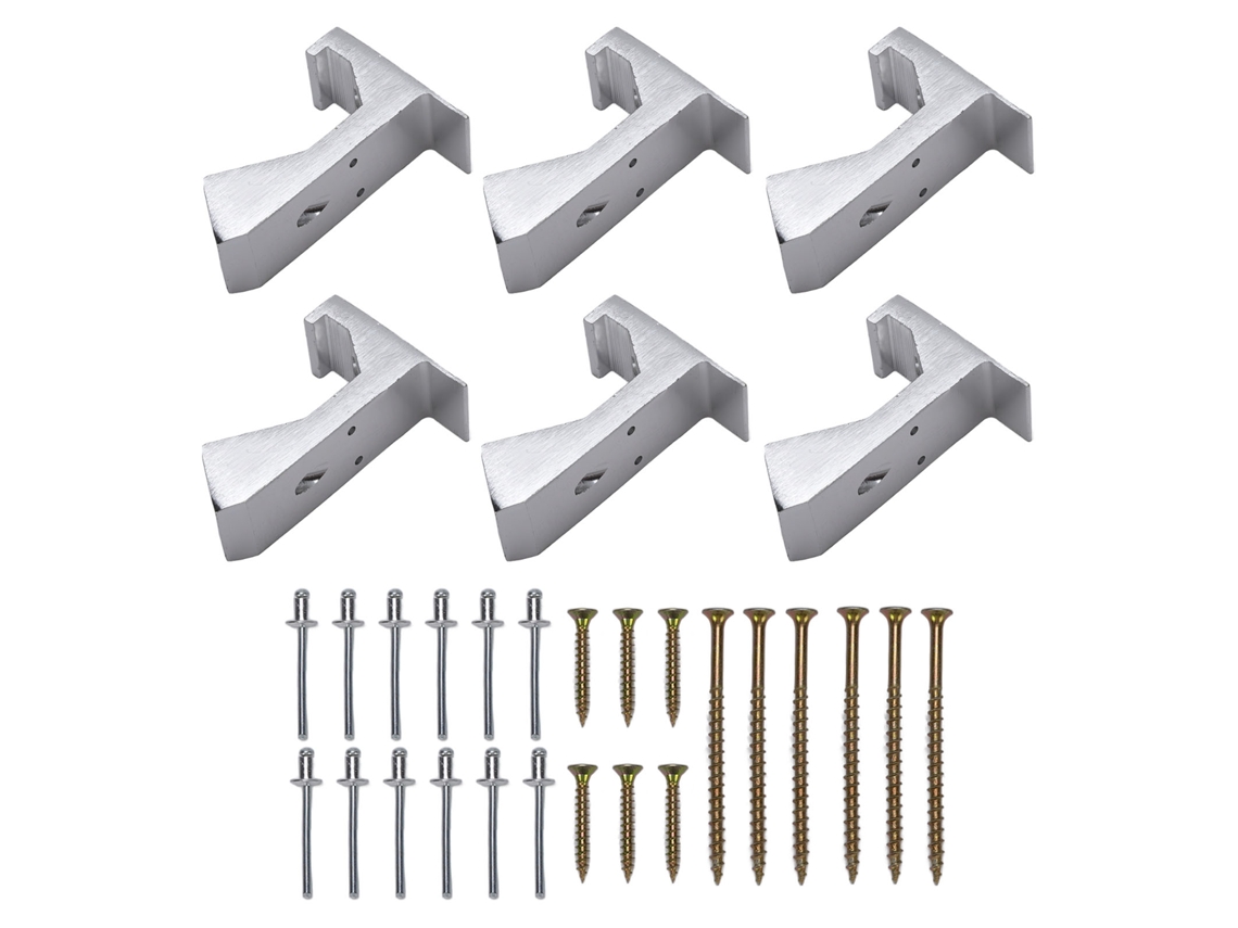 Kit de Reparo de Piso Rangente com Parafusos para Pisos de 5/8 Polegada ou Mais Espessos Primerox