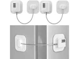 Conjunto De 2 Cadeados Com Código, Para Frigorífico