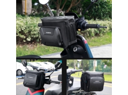Bolsa Para Guidão De Bicicleta Isolada Impermeável Com Tela Tática Reflexiva Para Itens Quentes Ou Frios