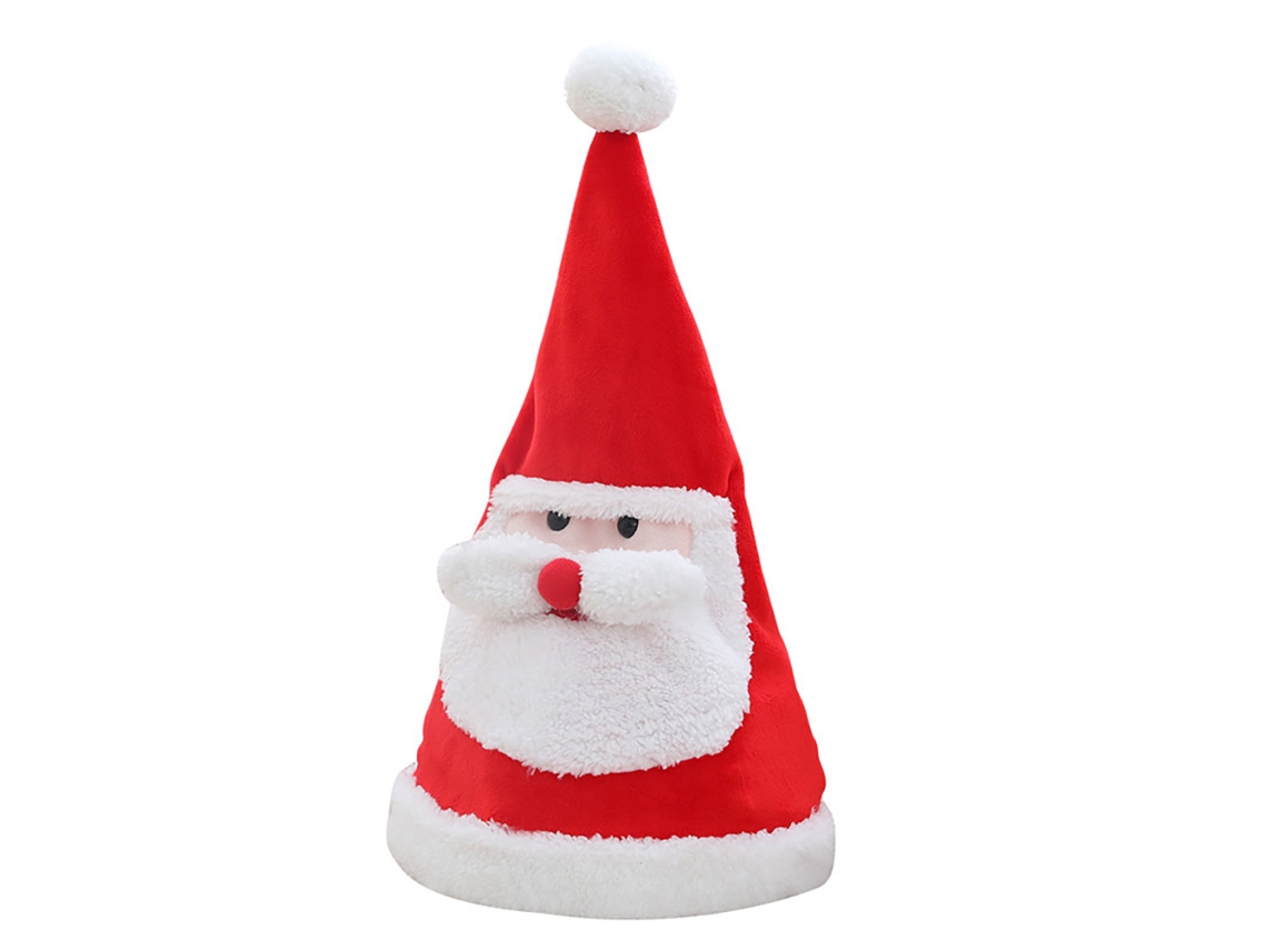 Chapéu De Natal Com Led Cantando E Dançando