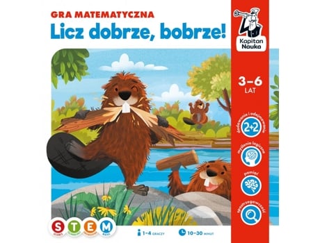 Jogo Educativo Conte Bem, Castor! Kapitan
