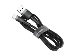 Baseus Calklf-Ag1 Cabo Lightning 0.5 M Cinzento Preto