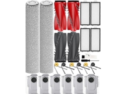 Kit De Peças De Reposição Para O Aspirador Robô Roborock Qrevo Curv 2 Flow (24 Peças)._ozo