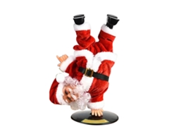 Boneca Elétrica de Natal Dançante com Música Decorativa Giratória com MARCA