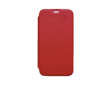 Capa Aba Parte Posterior para iPhone 11 Pro BEETLECASE Pele Vermelho