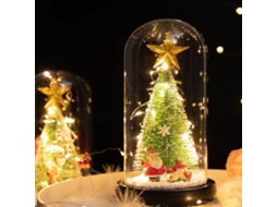 Laxiscreed Ornamentos Led E Azaleia De Cedro Para Decoração Natalícia De Janela