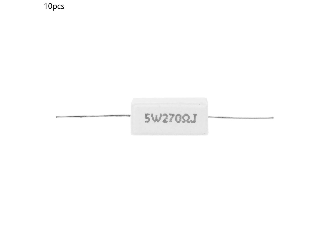 10 Resistor de Cimento Potência 5% 5w 270r