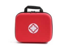 Bolsa De Primeiros Socorros Vazia, À Prova Dágua, Grande Capacidade, Portátil, Vermelha, Rígida, Organizadora De Medicamentos Médicos Para Viagens A