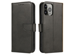 Estojo Fólio Aba para Xiaomi Xiaomi Redmi 12 Magnética Preto