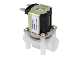 Válvula De Água Eletromagnética Normalmente Fechada G1/4" Em Plástico Da Laxiscreed Para Controlo De Água