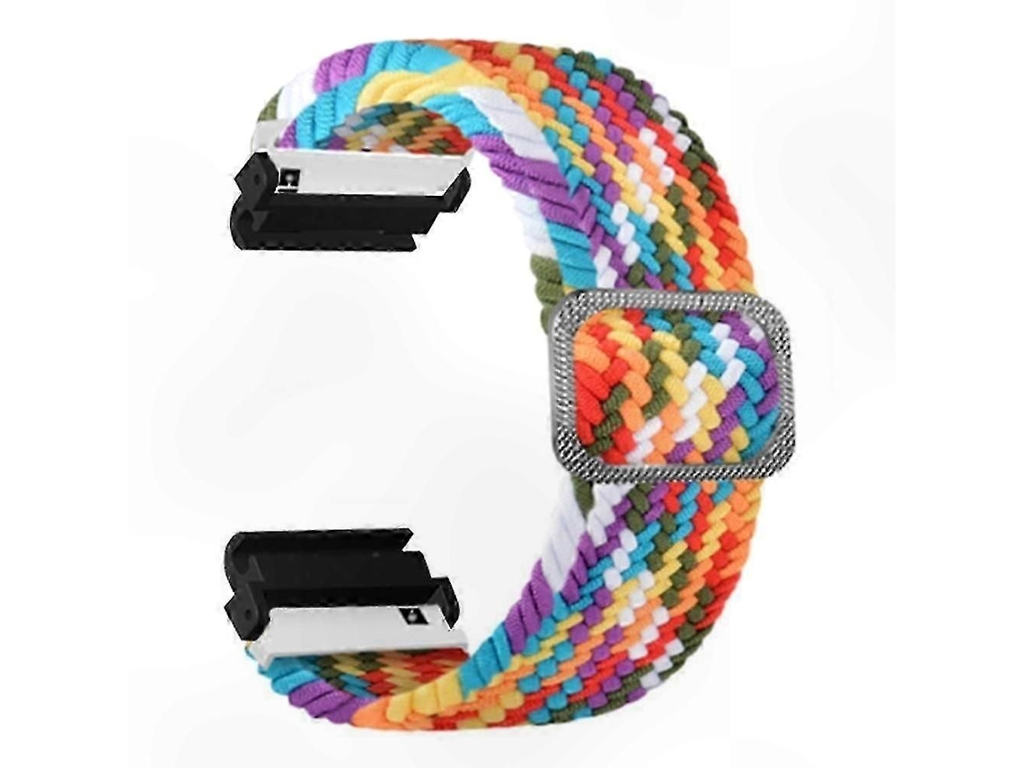 Pulseira Elástica De Nylon Com Conector De Policarbonato Para Relógios Inteligentes Com Gps.