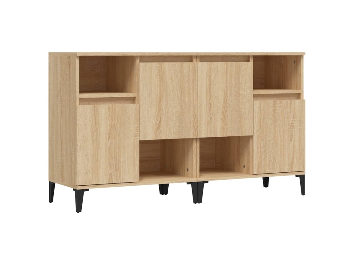 Sideboard, Sideboards Vidaxl Marrom Madeira Processada (n/a)