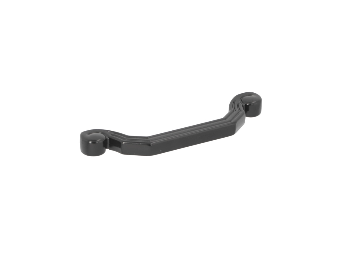 Conjunto de 25 Puxadores HARDWAREXCHANGE em Zamac com 96mm de distância entre eixos, verniz preto mate