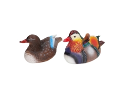 Estátuas De Pato Mandarim Flutuantes Para Jardim