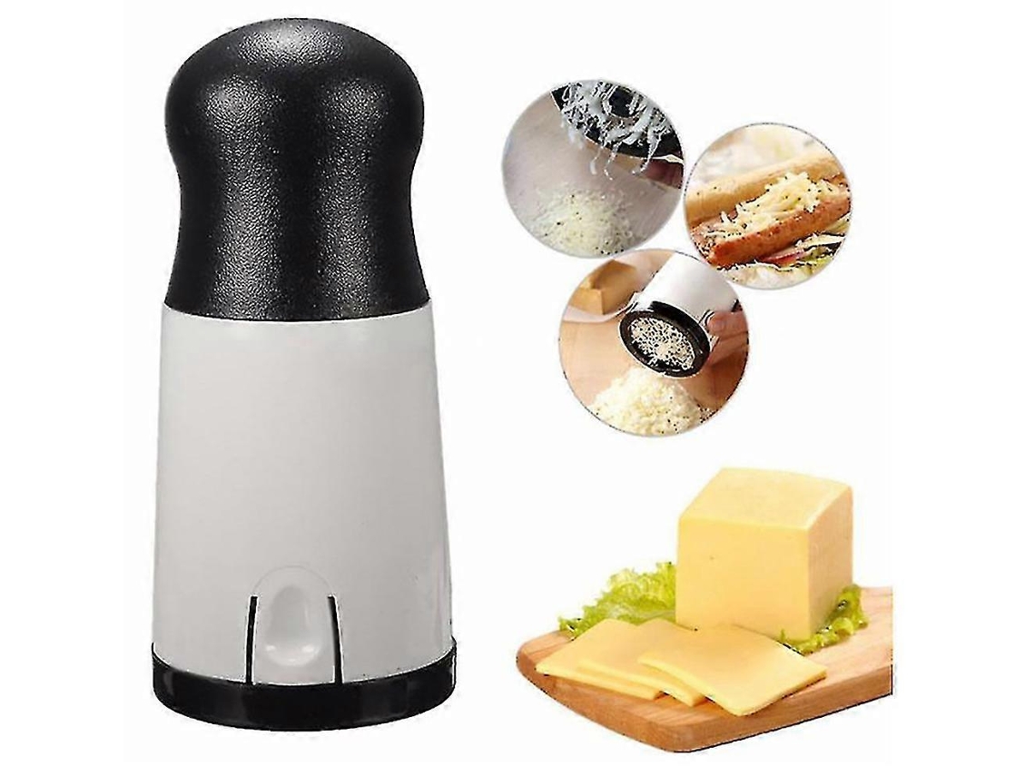 Rallador de Queijo Manual Ajustável com Lâmina Patenteada e Cabo Ergonômico, Material Abs e Aço Inoxidável