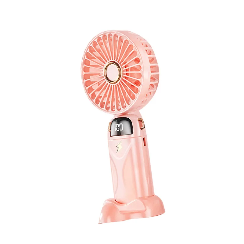 Ventilador Portátil de Mão MDUG recarregável via USB com 5 velocidades de vento
