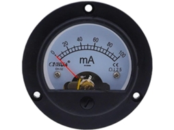 Dh-52ma Miliamperímetro Dc Com Ponteiro E Curva De Medição Circular 65