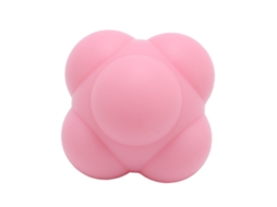 Pelota de Treinamento de Agilidade Hexagonal com Trajetória Rebote Rosa | S/MARCA