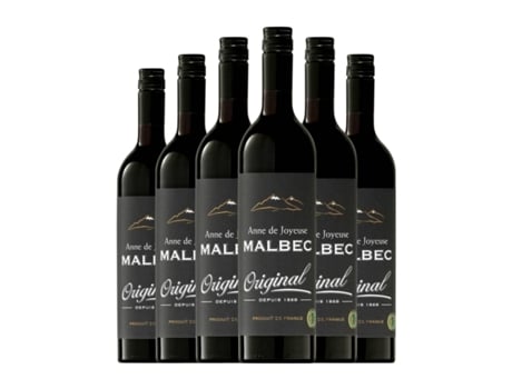 Vinho JOYEUSE Original Malbec Vin de Pays Languedoc (0.75 L - 6 Unidades)
