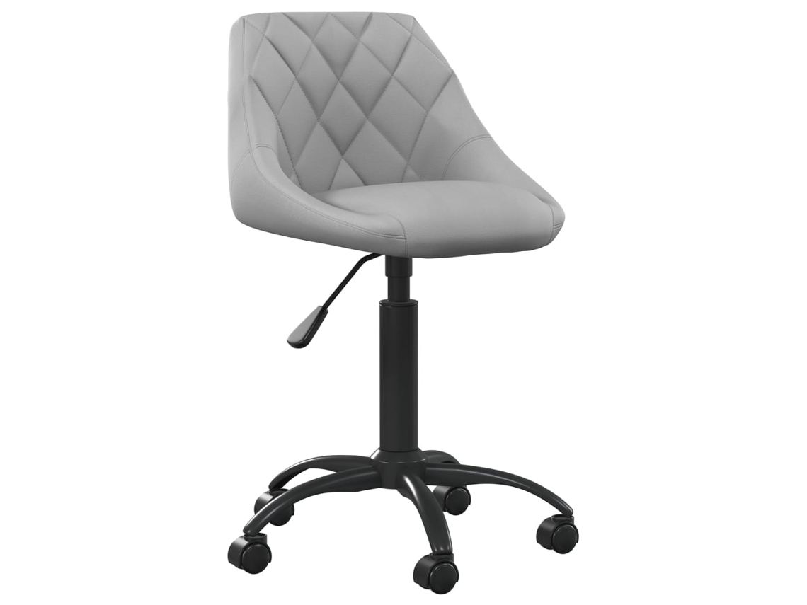 Office Chair, Office Chairs Vidaxl Cinzeto Veludo (n/a)
