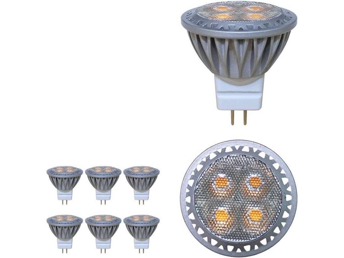 Lâmpada de Foco Nova Line Led Mr11 Gu4 3w 12v 280lm 6000k branco frio pacote de 6