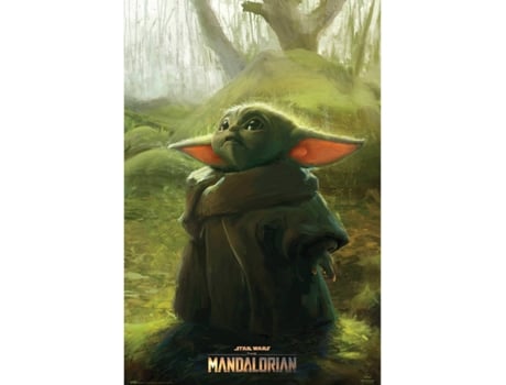 Poster  Star Wars The Mandalorian The Child Art