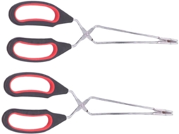 Pinça Para Churrasco Abaodam De 2 Peças, Utensílio De Cozinha Para Bife, Frituras, Pizza E Pão