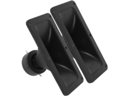 Conjunto De 2 Tweeters Corneta Para Alto-falantes Retangulares Palco E Acessórios Áudio.