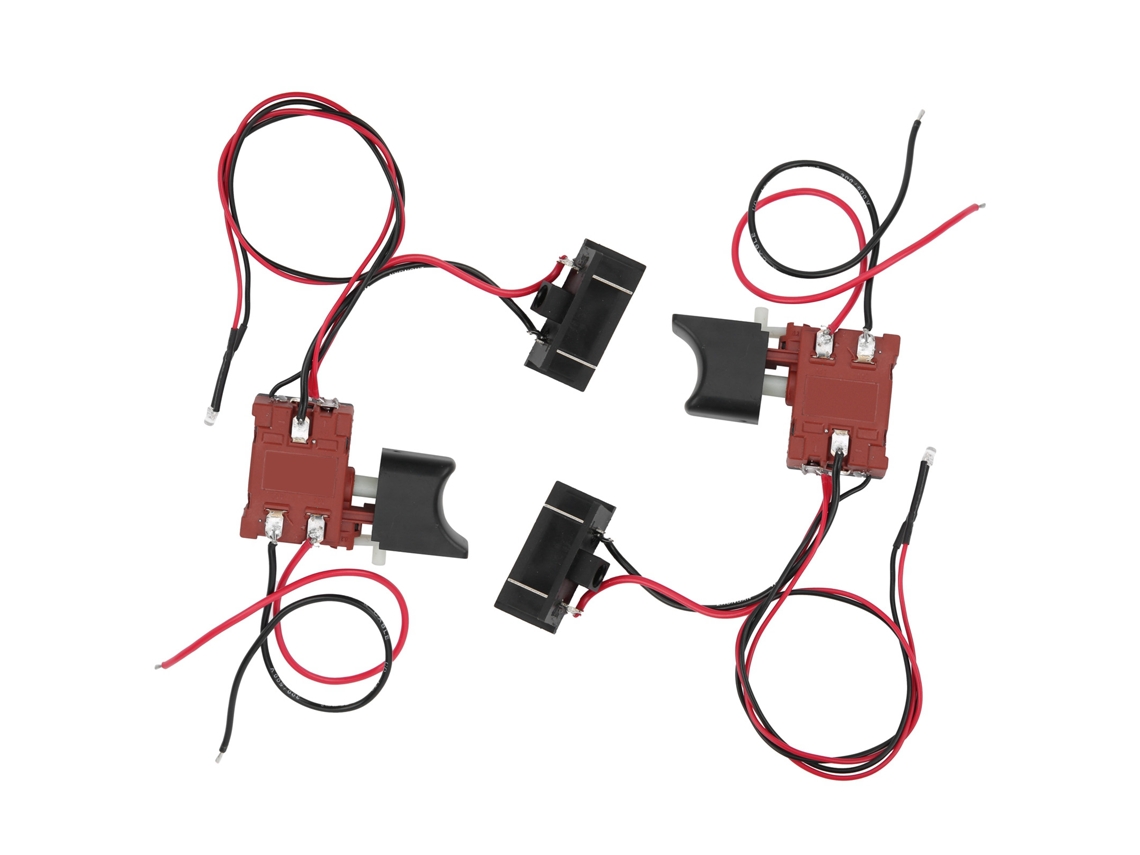 2 Peças De Interruptor De Serra Com Controle De Velocidade Sem Escalas E Luz, Interruptor Gatilho Regulável