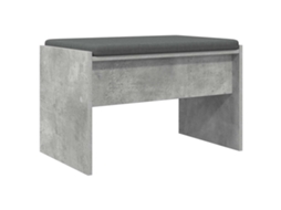 Banco de Hall com Almofada Cinzento 63 X 38 X 40 Cm MAISON EXCLUSIVE