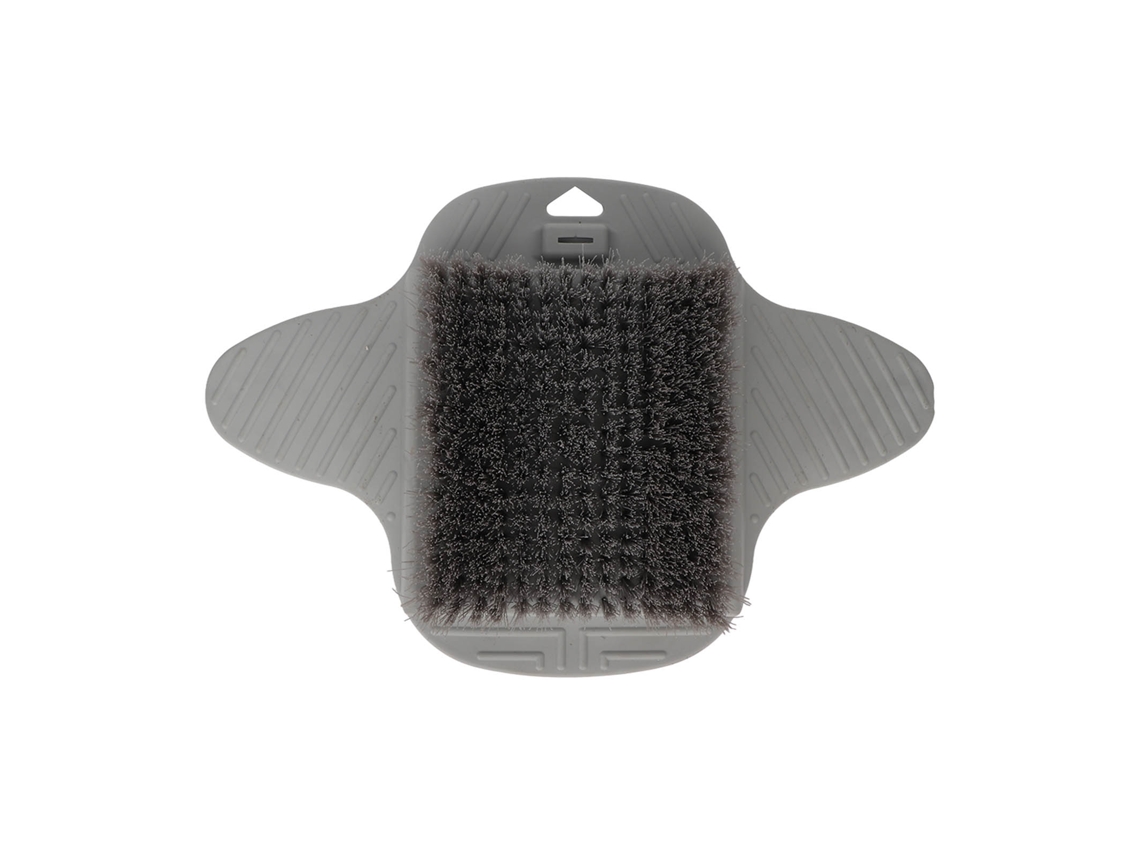 Escova para os pés com ventosa para limpeza de paredes e massagem