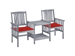 Garden Chair With Tea Table, Garden Chairs With Tea Tables Vidaxl Cinzeto Madeira De Acácia (n/a)