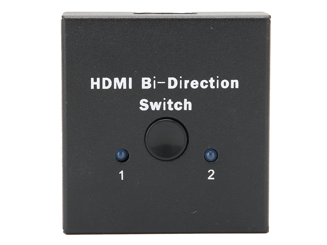 Switch Bi-direcional Hdmi 4k 1080p 2 Portas 2x1 1x2 Splitter Switcher