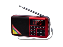 Rádio Fm Y 509, Tocador De Música Mp3 Digital, Mini Alto Falante Portátil Com Lanterna Led Para Ambientes Externos Olysi Shop