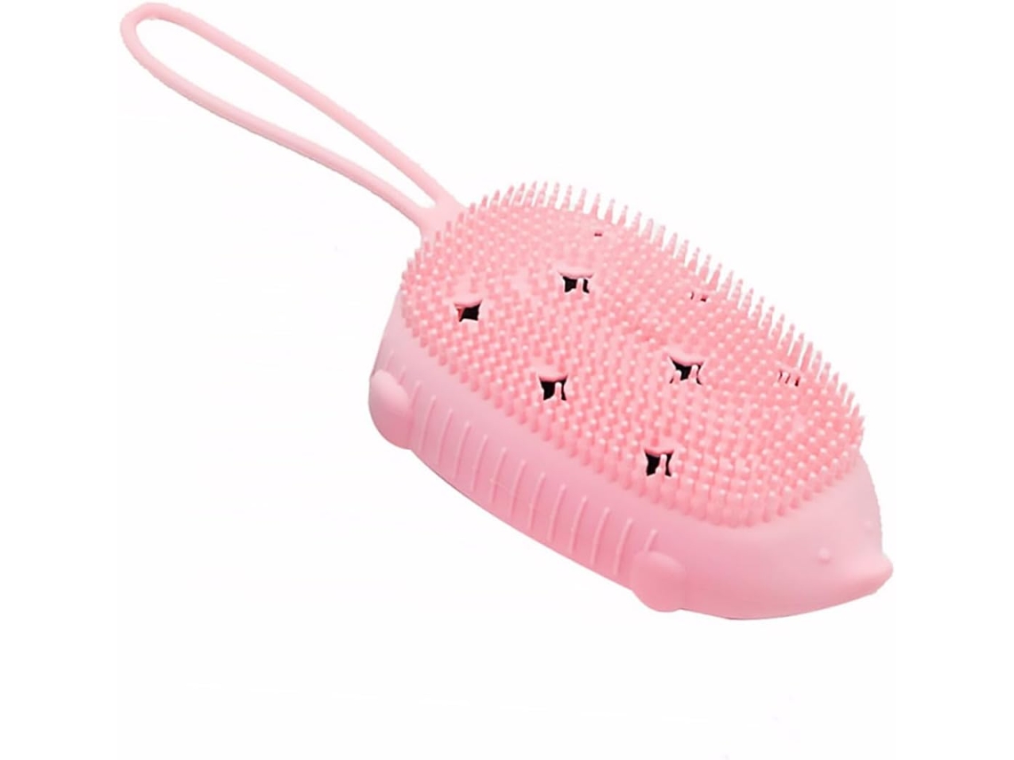 Escova De Banho Silicone Dupla Face Valiclud Para O Corpo, Estimula A Circulação Sanguínea, Design Prático Com Ventosa