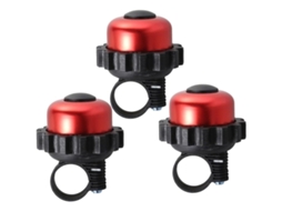 6 peças de campainha infantil AQUAFORGE em metal para Guidão, Mtb, Estrada, Scooter e Uso Adulto